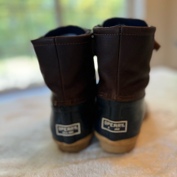 Sperry Saltwater Navy Rainboots - Picture 3 of 5